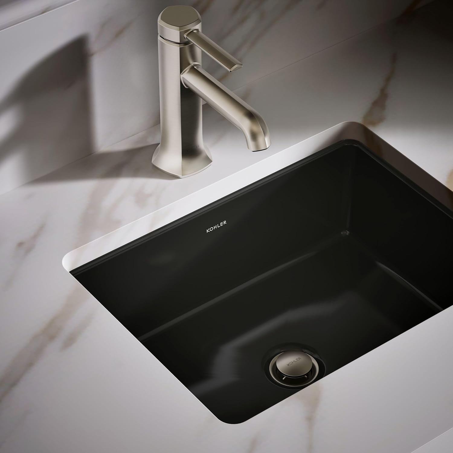 KOHLER Verticyl Rectangle under-mount bathroom sink