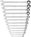 GEARWRENCH XL Ratcheting Combination SAE Wrench Set 13 Pc., 12 Point - 85199