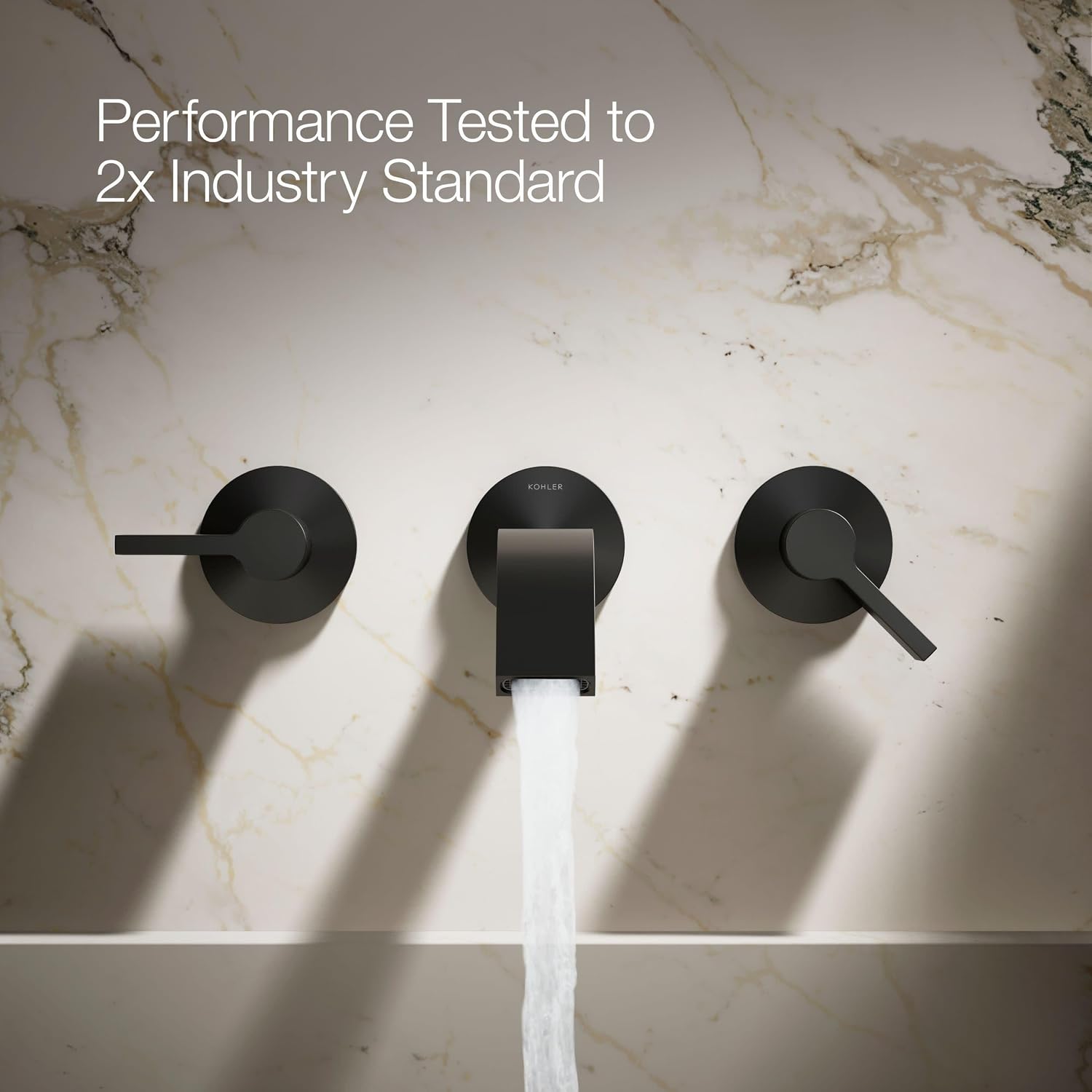 KOHLER Components Wall-mount Bathroom Sink Faucet Trim