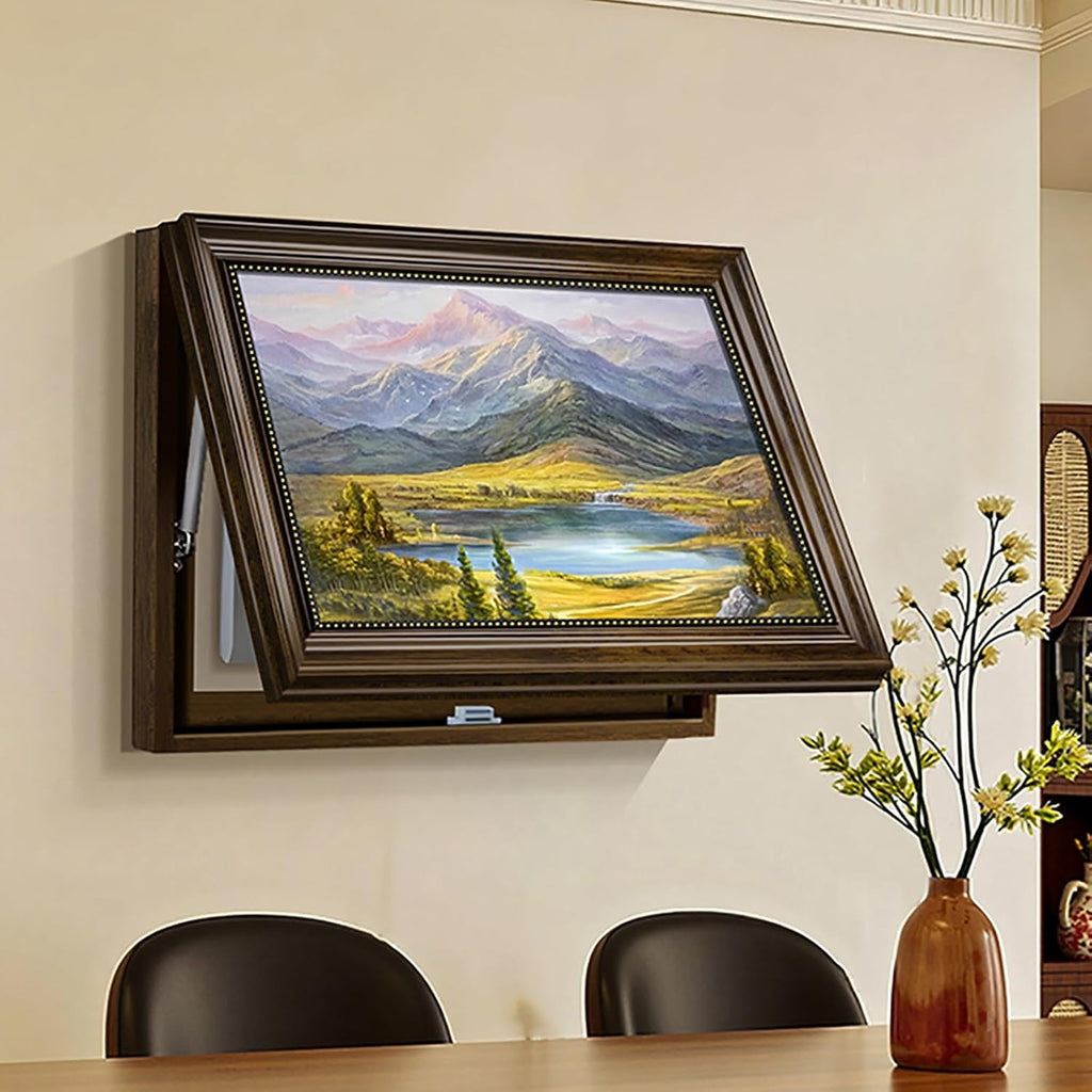 Landscape Painting Hide Electrical Panel Cover Decorative Breaker Box Decorative Cover for Living Room Home Office(50x40 cm/19.7x15.7 in)