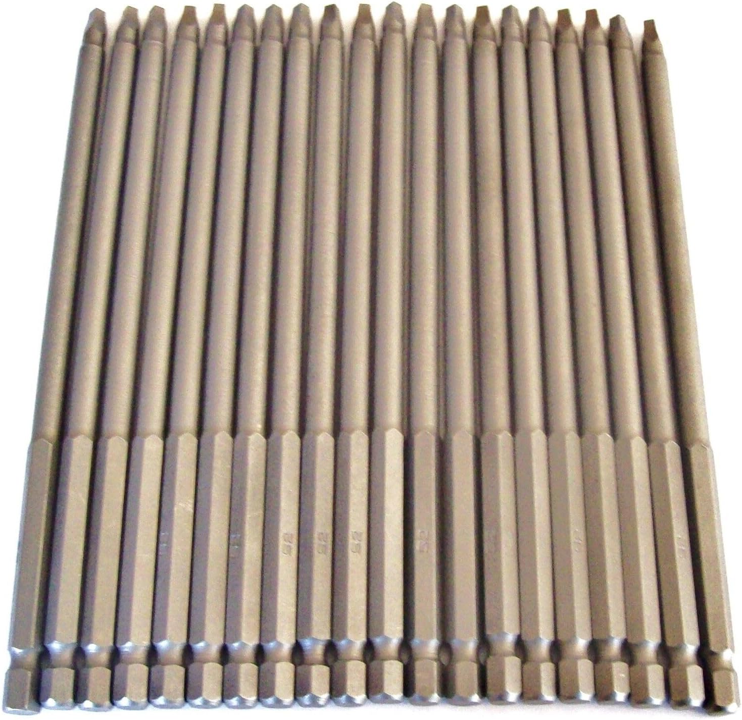 100 INDUSTRIAL 6' SQUARE SCREW BITS #2 ROBERTSON SB6S2 DRIVER DRILL Index-PRO-Z1-742