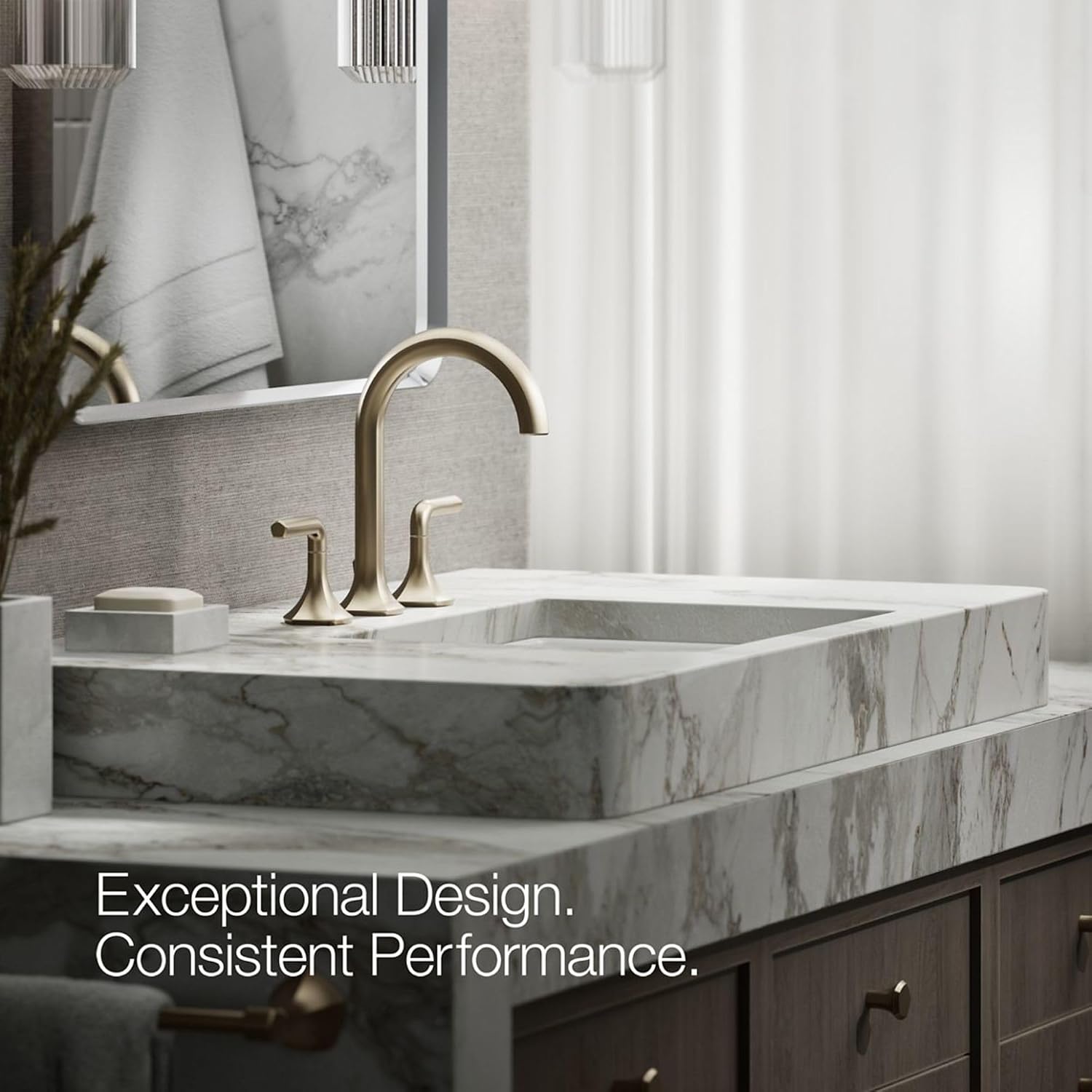 KOHLER K- 27010-4-BV Occasion™ Lever Handles, Vibrant Brushed Bronze