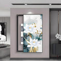 JHDXL Electric Meter Box Decorative Painting, Fuse Box Cover Cabinet, Crystal Porcelain Painting, Abstract Art Graphic Design, for Home Room Wall Decoration(Black6,140 * 70cm/55.12 * 27.6in)