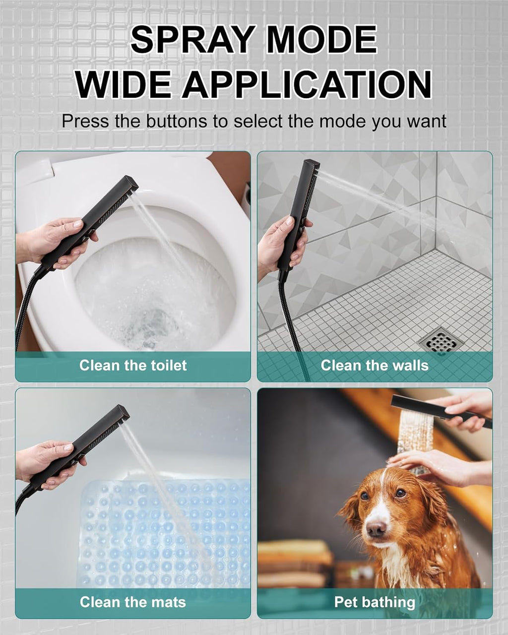 Shower Faucet Set Rainfall Shower System with Square Showerhead and Handle Set Fixture with 2 in 1 Function Handheld Sprayer Wall Mounted Trim Repair Kit Rough-in Valve 10 Inch Oil Rubbed Bronze