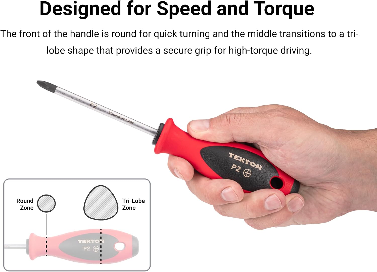 TEKTON Phillips, Slotted, Torx, Square Screwdriver Set - 4 Inch Shanks (35-Piece) | DWZ90014
