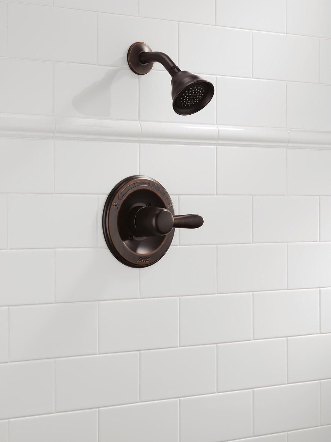 Delta Lahara 14 Series 5-Setting Shower Faucet Set, Oil Rubbed Bronze Shower Head and Handle Set, Valve Trim Kit, Venetian Bronze T14238-RB (Valve Not Included)