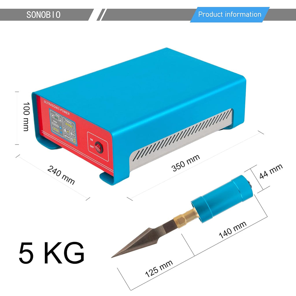 Ultrasonic Cutter/Ultrasonic Knife /25kHz Laboratory Industrial Ultrasound Cutting Knife Machine for Plastic & Nomex Honeycomb