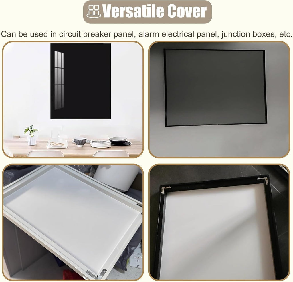 Decorative Breaker Box Cover Hanging, Indoor Electric Meter Box Cover for Distribution Decoration, Plastic Art Junction Box Covers for Homeline(Orange,60x80cm(23 5/8x31 1/2'))