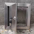 Kunovo Small Stainless Steel Access Panel, Lockable Inspection Cover with Keys, Electrical and Plumbing Service Shaft Door, Wall Inspection Hatch(16x16in/40x40cm)