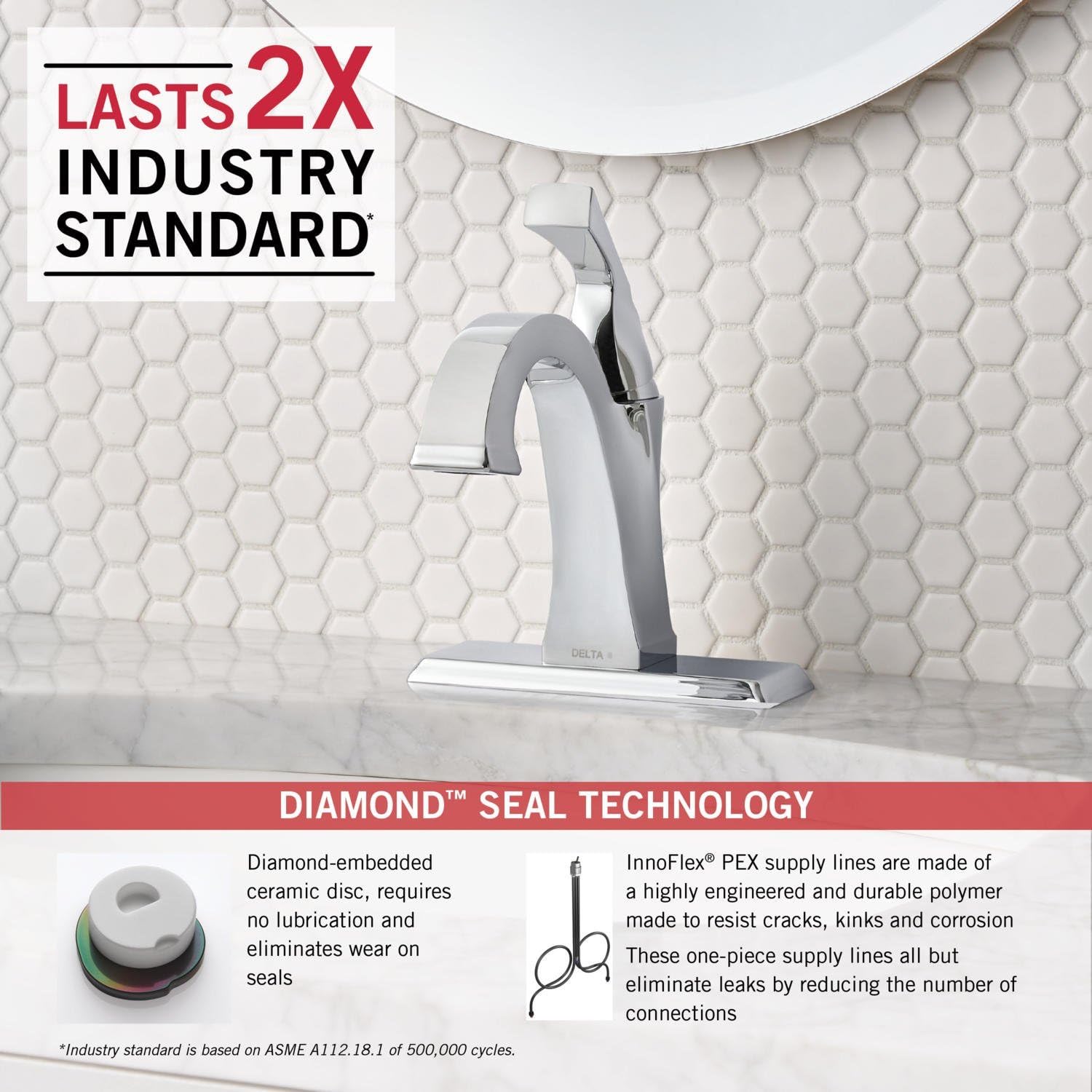 Dryden Single Handle Bathroom Faucet