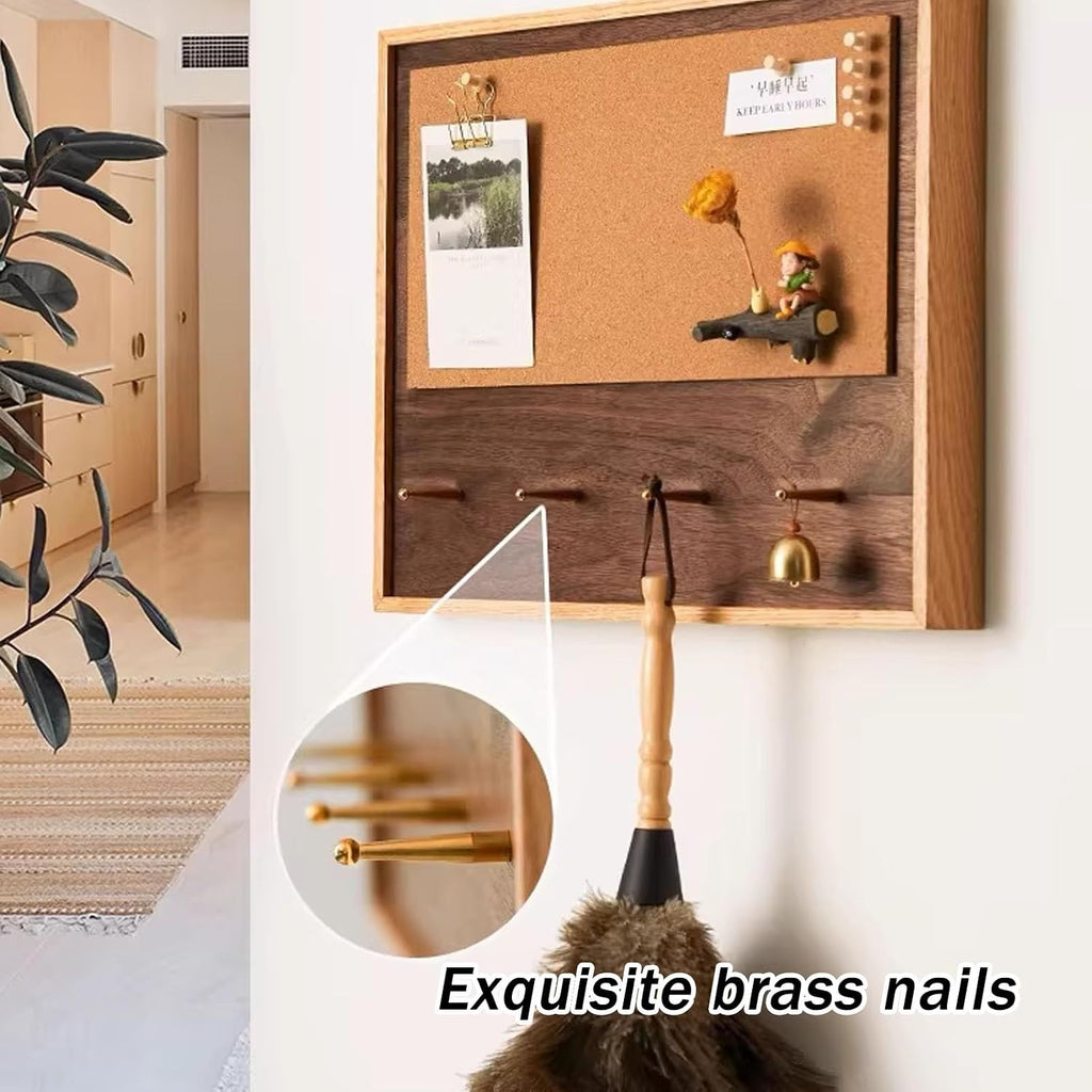 Wall Mounted Electric Meter Box Decorative, Wooden Breaker Box Decorative Cover with Hooks, Hide Fuse Boxes Panel Cover Cabinet, for Farmhouse, Kitchen, Hotel(60x40cm/23.6x15.7in)