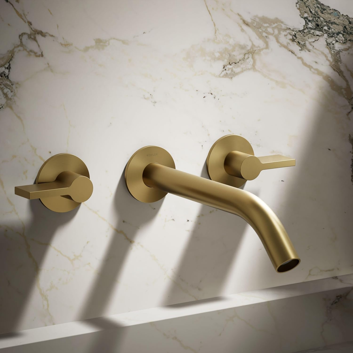 Kohler T23890-2MB Components Plumbing Fixtures, Vibrant Brushed Moderne Brass