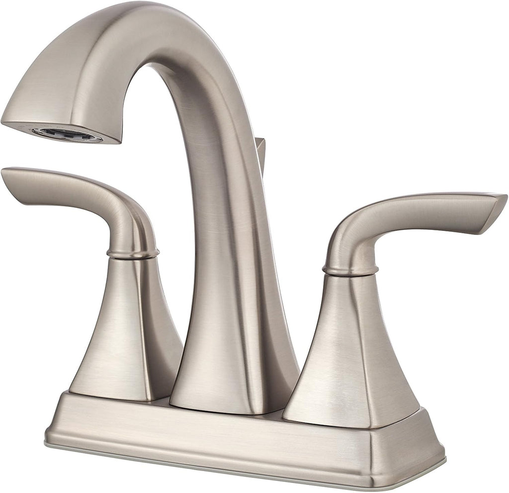Pfister LG48BS0K Bronson 2-Handle Bathroom Faucet, 4' Centerset, Brushed Nickel