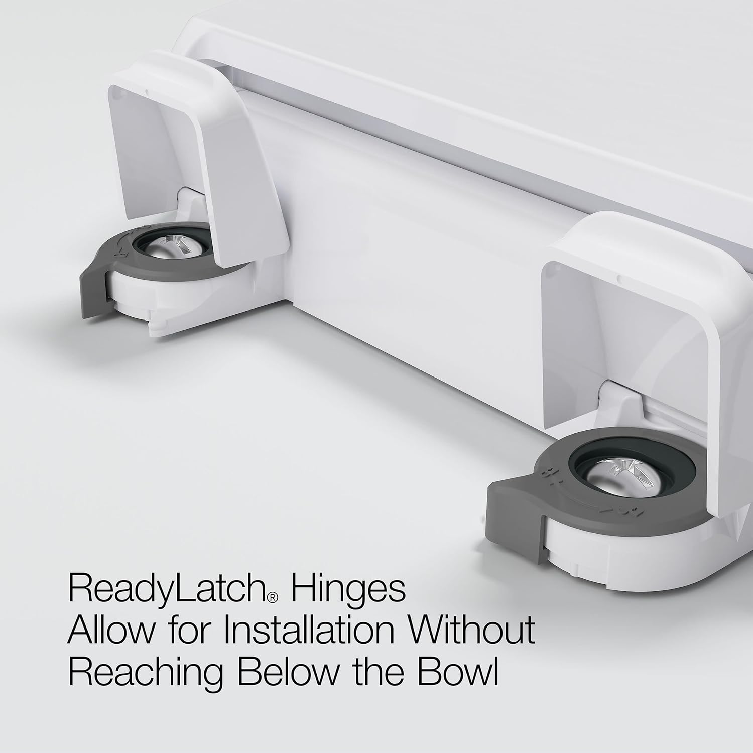 KOHLER CACHET® Nightlight Soft Close Toilet Seat Elongated, ReadyLatch®, Grip-Tight Hardware, Thunder Gray