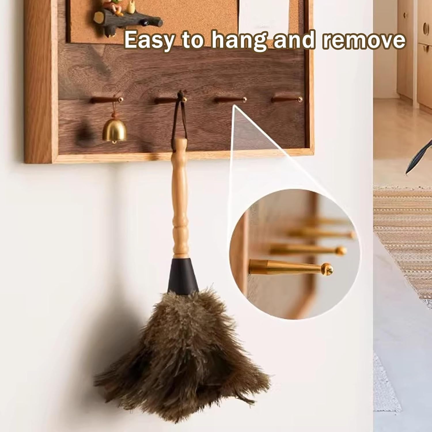 DIY Wooden Breaker Box Cover Decorative Painting, Wall Mounted Fuse Box Cover Cabinet, Hide Electric Meter Box Decorative Painting with Hooks, for Bedroom(60x40cm/23.6x15.7in)