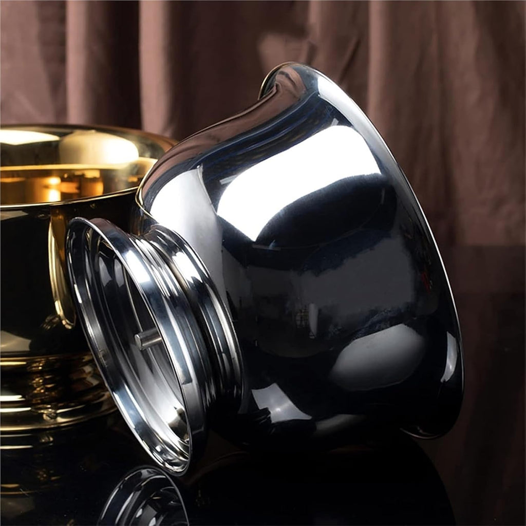 Ice Buckets for Parties, Luxurious Large Stainless Steel Champagne Bucket with Tall Stand