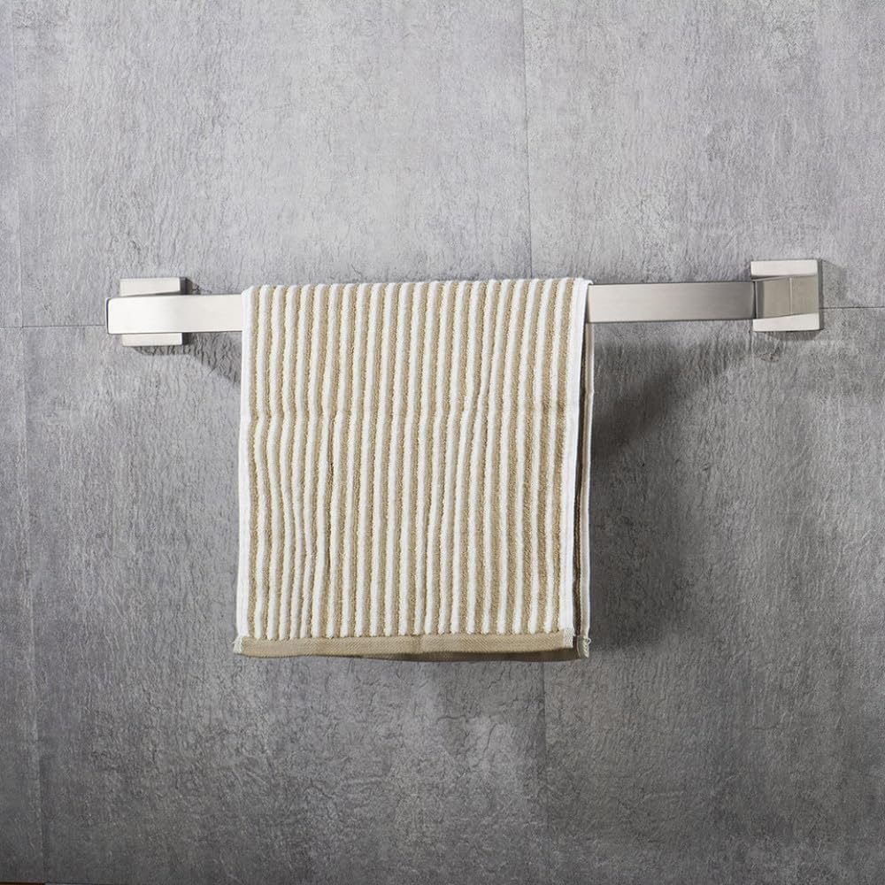 Stainless Steel Bathroom Accessories Brushed Nickel Towel Rack Toilet Paper Holder Towel Bar Hook Toilet Hardware,1 bar 60cm,