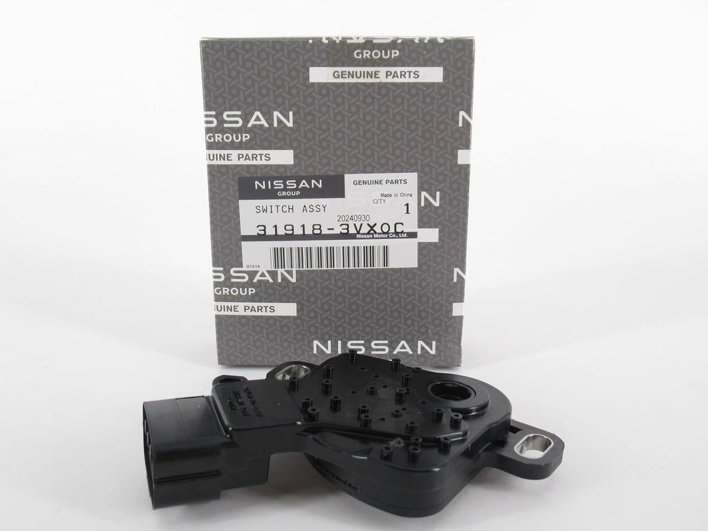 Nissan 31918-3VX0C Black Panel Mount 1-Way Toggle Switch, Push Button Actuator, Normally Open Contact, Screw Terminals, Manual Operation