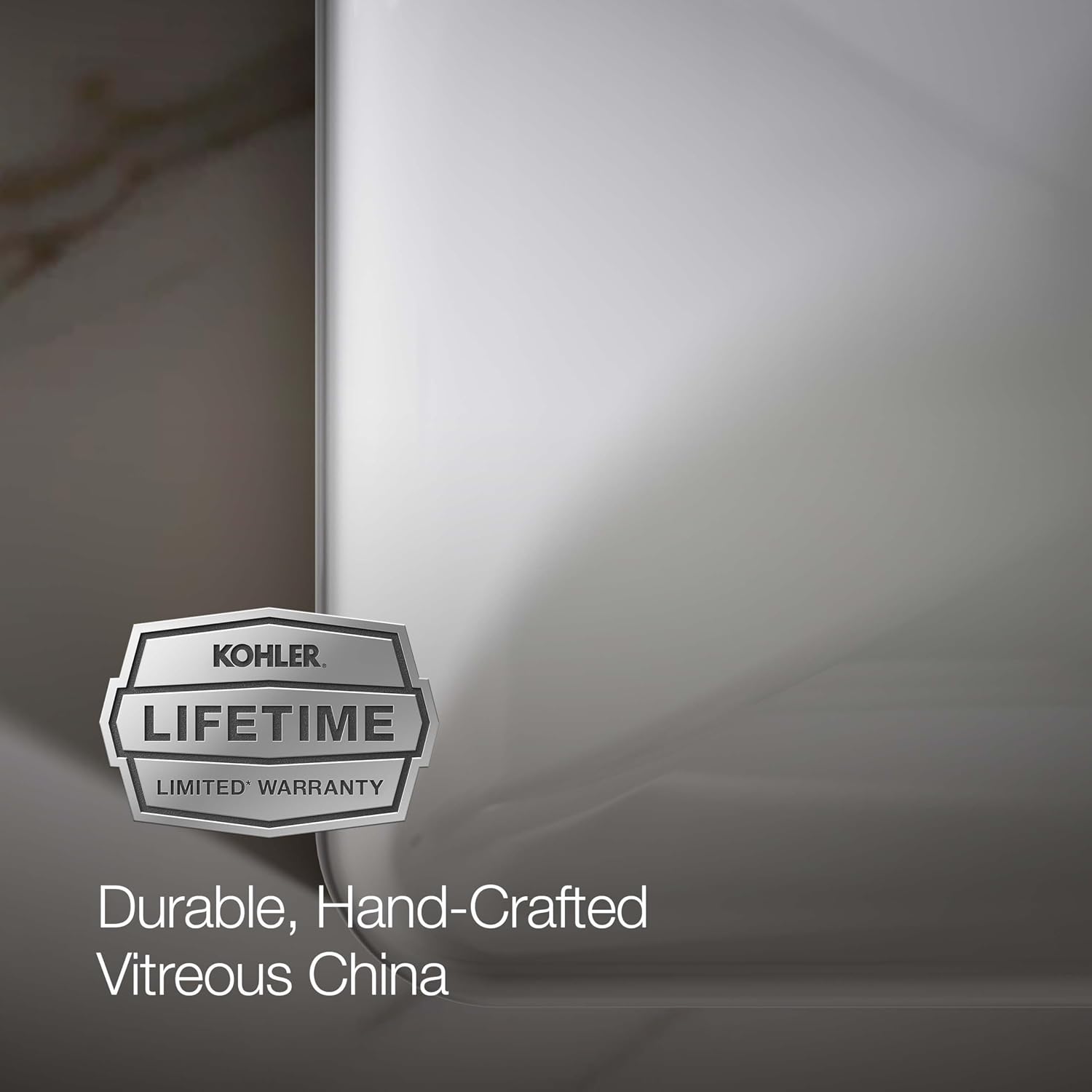 Kohler 2660-1-0 Vox Vessel Bathroom Sink with Single Faucet Hole, One Size, White