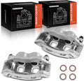 A-Premium Disc Brake Caliper Assembly with Bracket Compatible with Ford & Lincoln Models - F-150 1999-2003 (7700 lb GVW), F-250 1997-1999, Expedition 1997-2002, Navigator 1998-2002 - Front Side