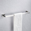Brushed Nickel Bathroom Hardware Set Robe Hook Towel Rail Bar Rack Shelf Tissue Paper Holder Accessories,Single Towel Bar