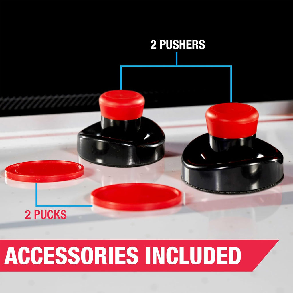 MD Sports Air Hockey Table with Arcade Electronic Scorer, Perfect for Family Game Rooms