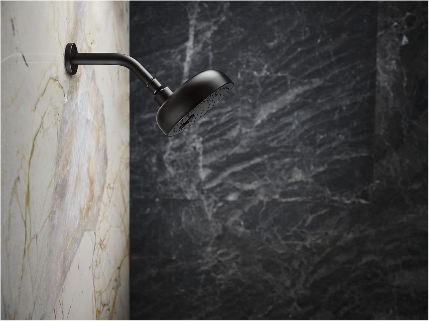 Kohler K-26318-TT Statement Shower Arm and Flange, Vibrant Titanium