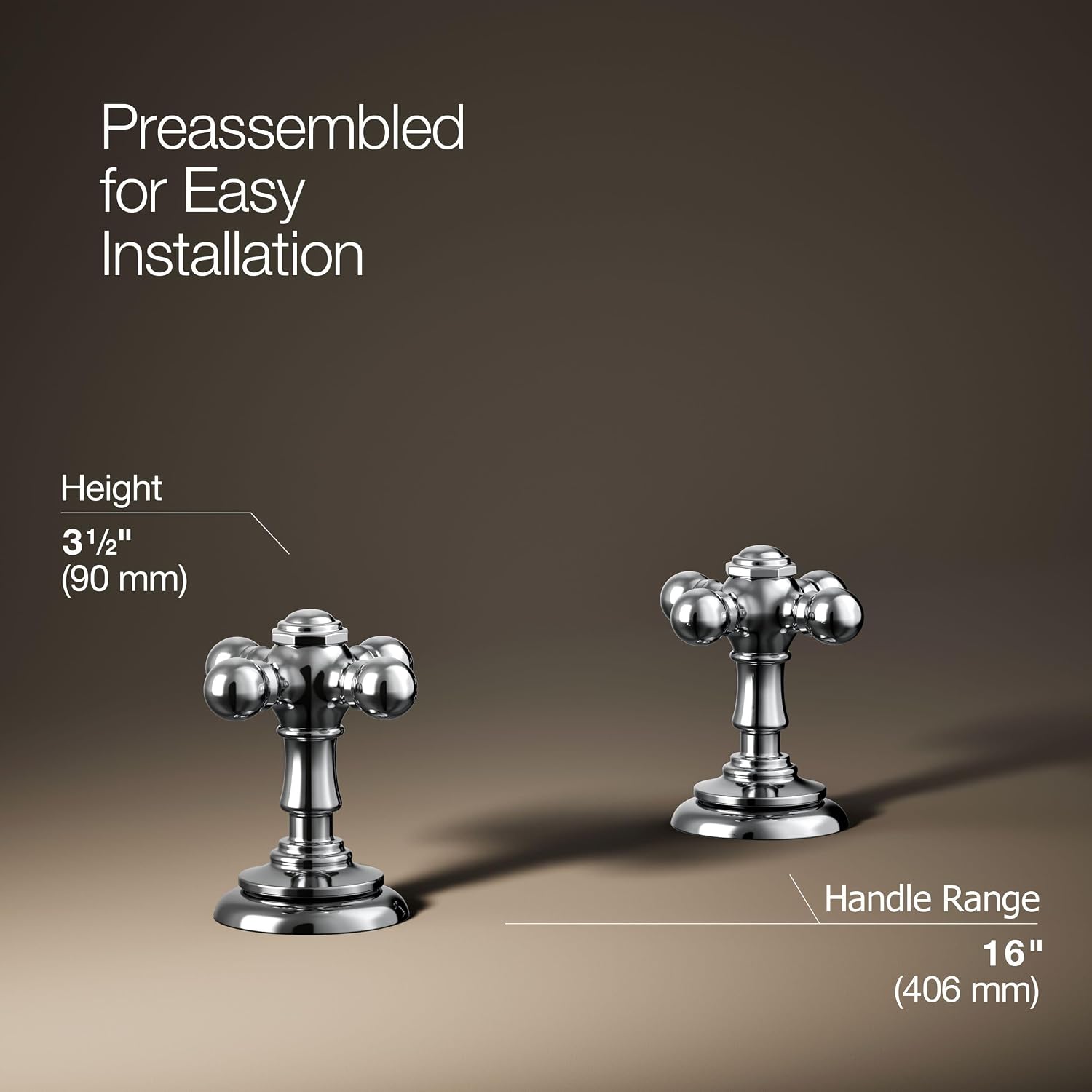 Kohler Artifacts® Bathroom Sink Cross Handles