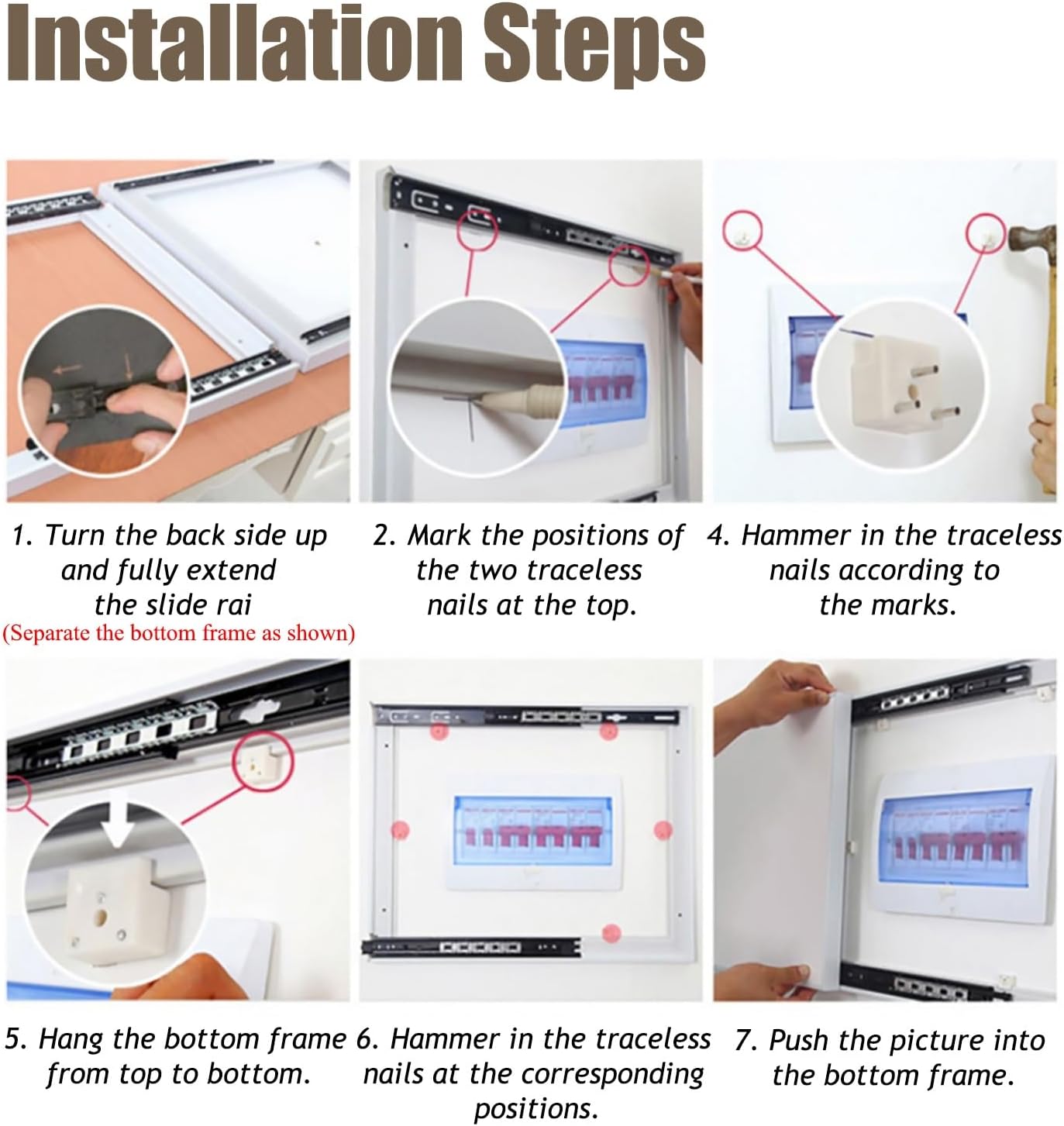 Electrical Panel Cover Vertical Analog Clock Electrical Panel Cover, Stylish Breaker Box Cover for Office/Restaurant/Bedroom/Room Decor, Fuse Box Protective Cover(G,WXH-45 x 55CM-17.7x21.7)