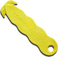 100 Pack Klever Kutter Safety Box Cutter Utility Knife With Carbon Steel Blade - Utility Knife Cardboard Cutter Value Pack - Safety Package Opener Tool Box Cutter Safex (100pcs, Yellow)