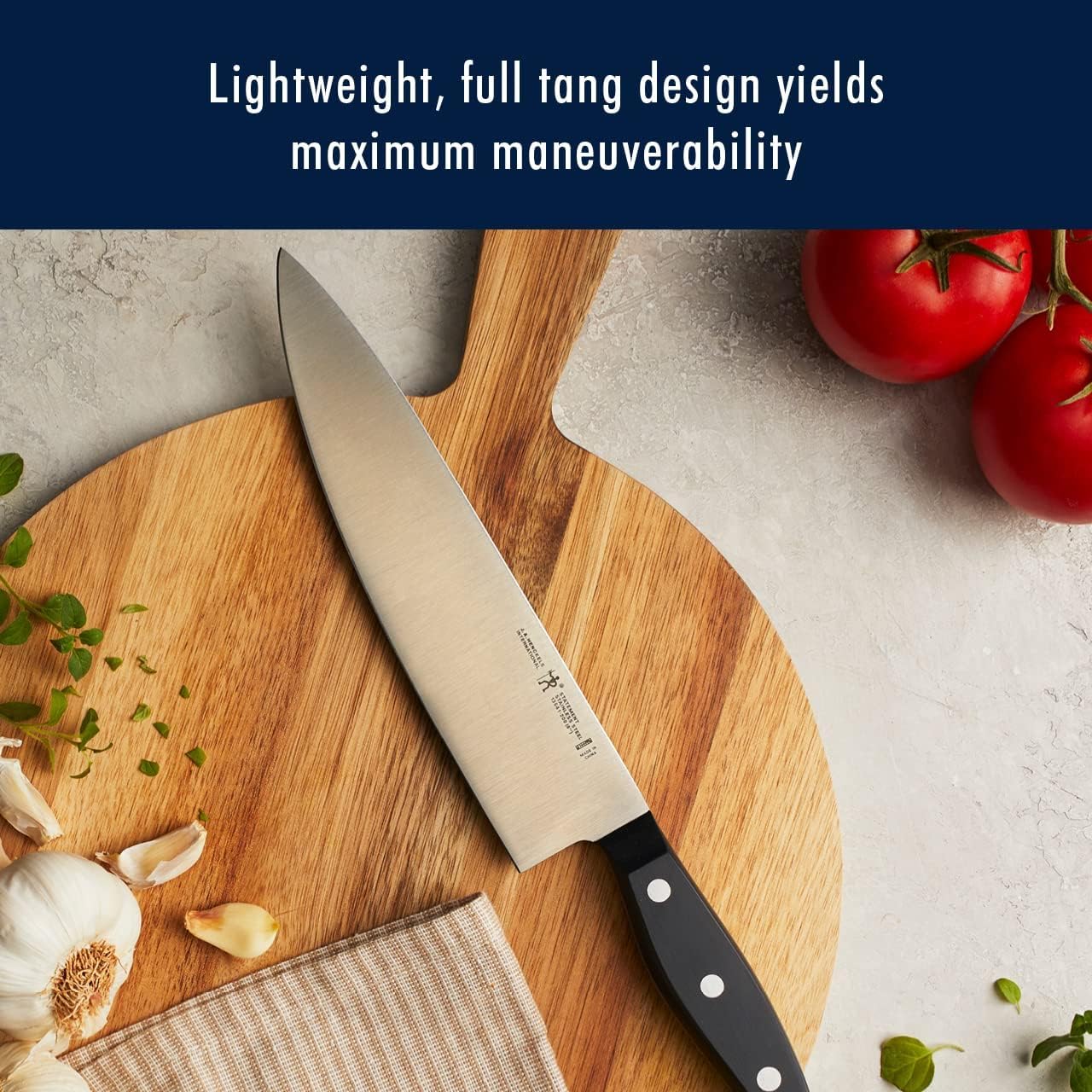 HENCKELS Statement Premium Quality 15-Piece Knife Block Set, Natural, Razor-Sharp, German Engineered Informed by 100+ Years of Mastery, Lightweight and Strong, Dishwasher Safe