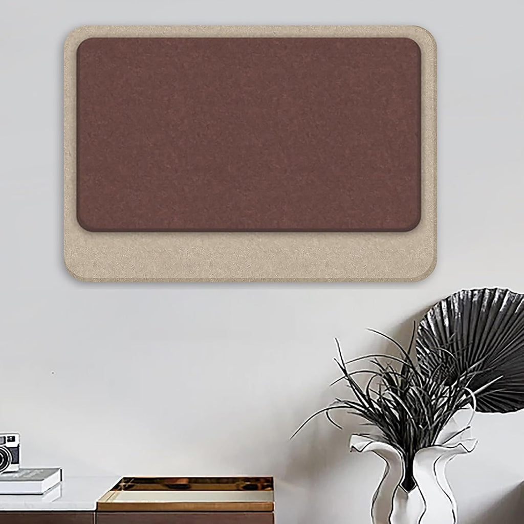 Wall Mounted Electrical Panel Cover, Decorative Meter Fuse Box Cover, Felt Board Panel Protective Lid, Flip-Up Design, Wide Range of Applications(Red,58 * 75cm/22.8 * 29.5in)