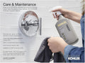 Exhale Wall-Mount Handshower Holder With Supply Elbow And Check Valve