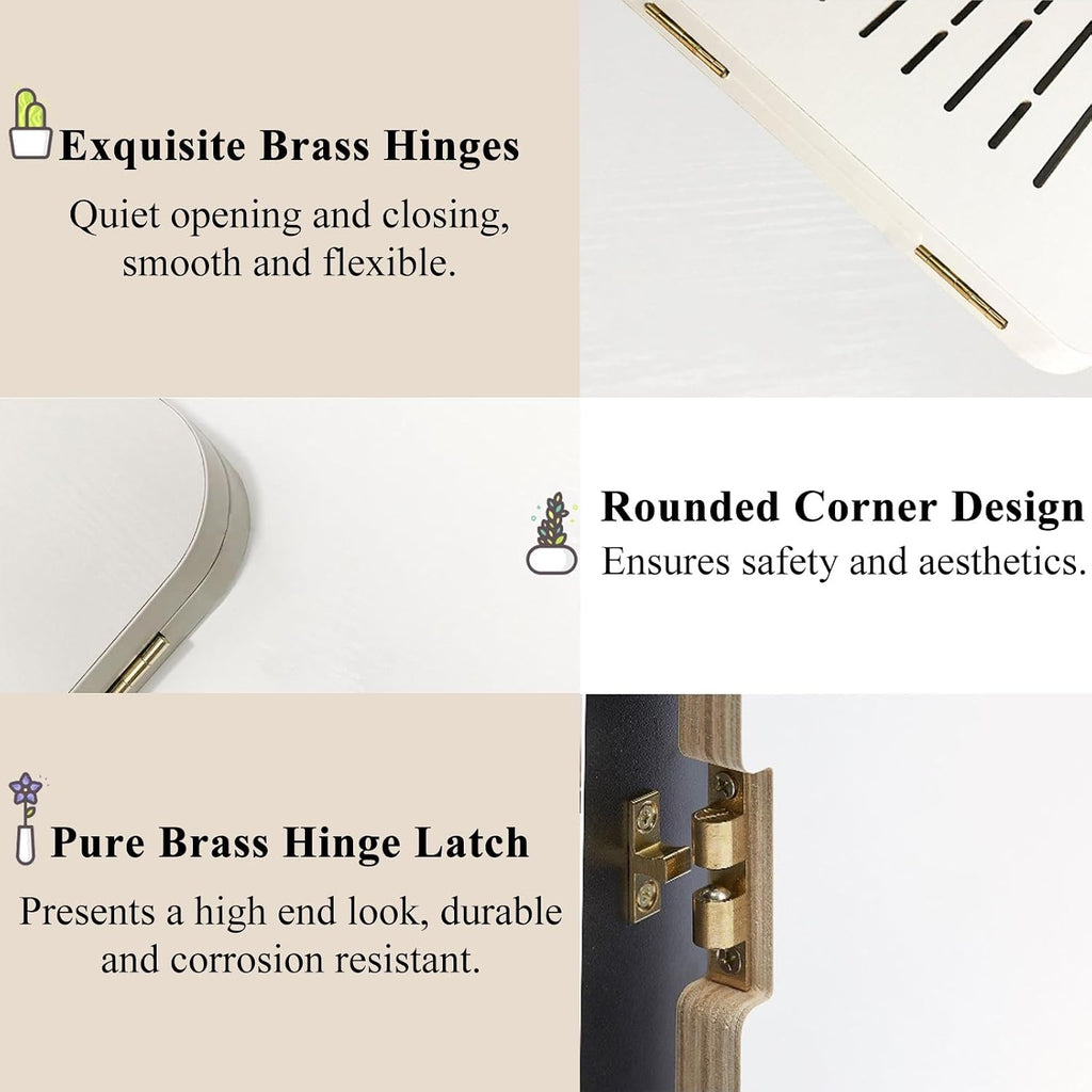 Breaker Box Cover Decorative Wall Electric Meter Box Decorative for Dining Room, Modern Flip Panel Cover Distribution Boxes with Screws Set, Living Room/ Bedroom/ Hotel/ Hanging Pictures Decoration(Li
