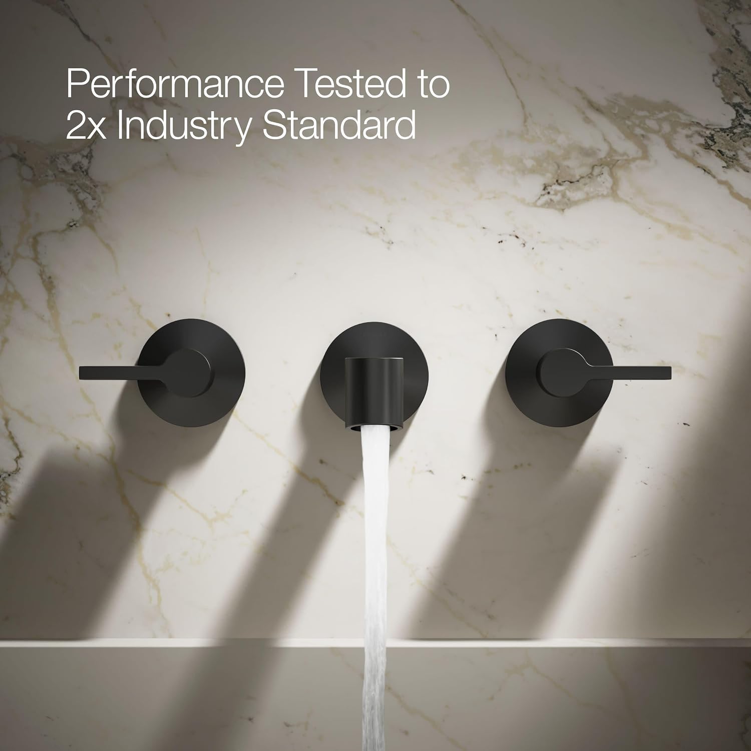 KOHLER Components Wall-mount Bathroom Sink Faucet Trim