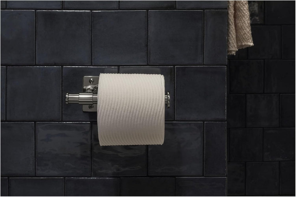 Kohler K35929-BN Castia by Studio McGee Wall Mounted Pivoting Toilet Paper Holder Vibrant Brushed Nickel