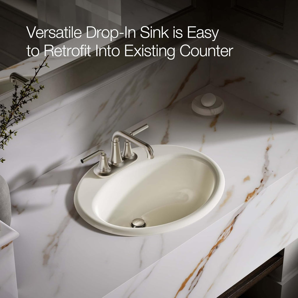 KOHLER Farmington 19X16 S-Rim Lav/4Cc