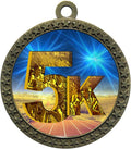 Express Medals 1 to 50 Packs 5K Gold Medal Trophy Award with Neck Ribbon D212-D06