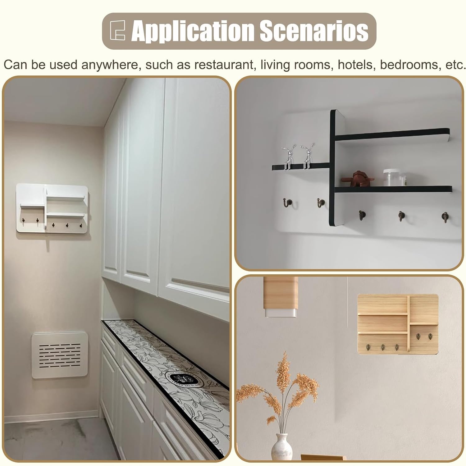 Wall Mounted Circuit Breaker Box Cover, Decorative Electrical Panel Cover for Wall, Stylish Fuse Box Hide Meter, Deep Coffee Finish, 50x70cm (19.7x27.5in)
