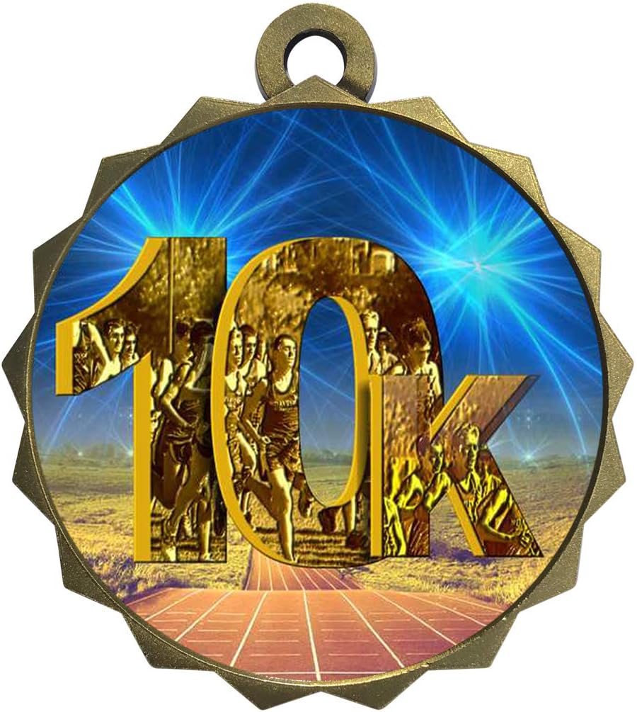 Express Medals 1 to 50 Packs 10K Gold Medal Trophy Award with Neck Ribbon D214-D07