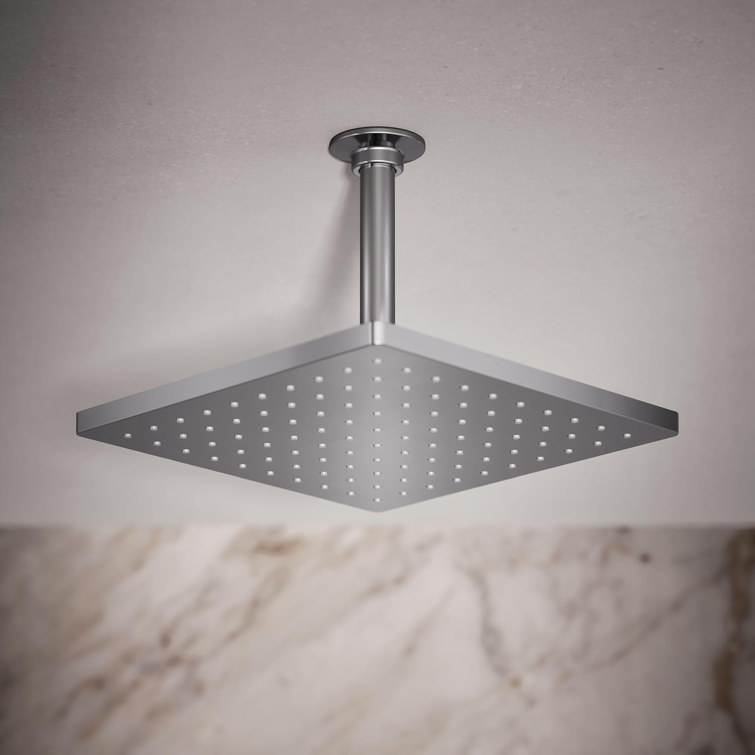 Kohler 26149-CP Honesty® 10' single-function rainhead, 2.5 gpm, Polished Chrome