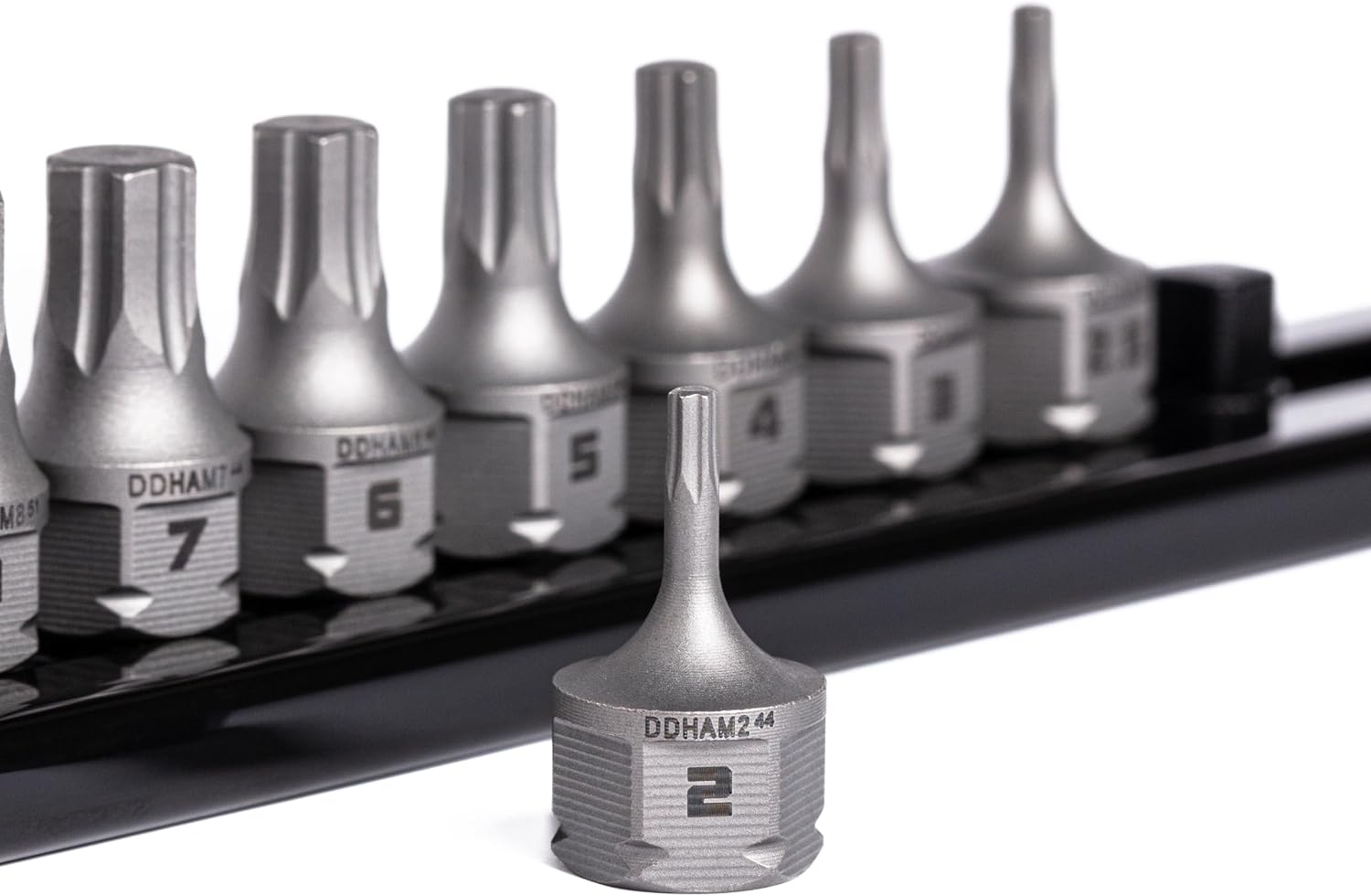 GripEdge |10-PC RPT 1/4'' Drive Low Profile Metric Hex Dual Action Driver Set| Includes sizes - 2mm, 2.5mm, 3mm, 4mm, 5mm, 6mm, 7mm, 8mm, 9mm & 10mm | Includes Premium Aluminium Rail |