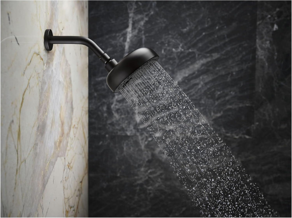 Kohler K-26318-BV Statement Shower Arm and Flange, Vibrant Brushed Bronze