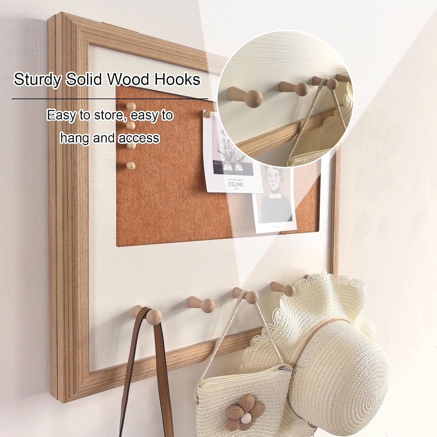 Wall Mounted Electrical Panel Cover, Decorative Fuse Breaker Box Cover, Hide Wall Art with Wood Frame, Flip-Up Design, Wide Range of Applications(Brown,60 * 40cm/23.6 * 15.7in)