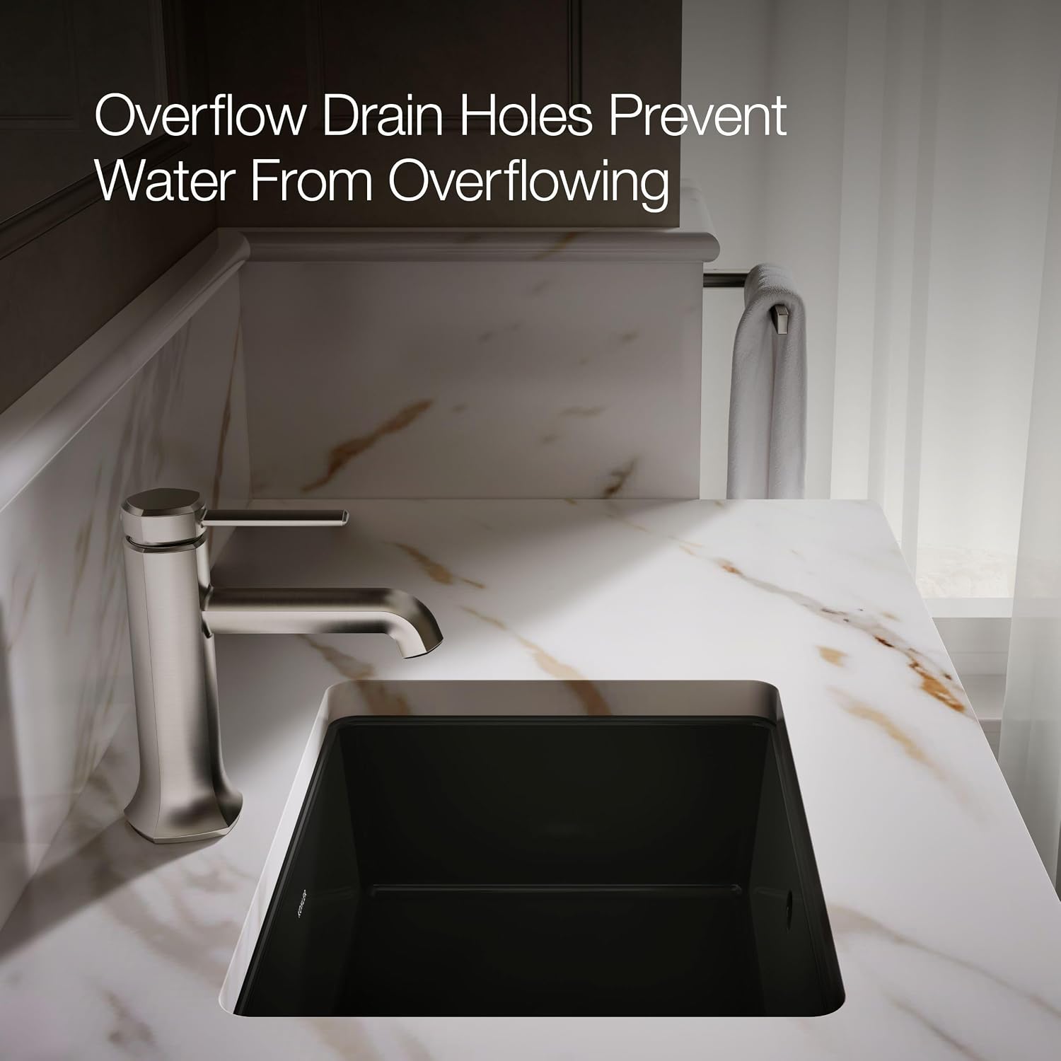 KOHLER Verticyl Rectangle under-mount bathroom sink