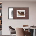 Circuit Breaker Box Cover, Electrical Panel Cover, Hanging Electric Meter Box Art Hide Decorative Paintings, Suitable for Living Rooms, Hotel(Brown 4,55 * 45cm/21.6 * 17.7in)