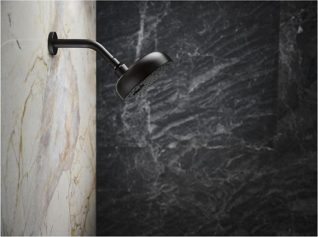 Kohler K-26318-BV Statement Shower Arm and Flange, Vibrant Brushed Bronze