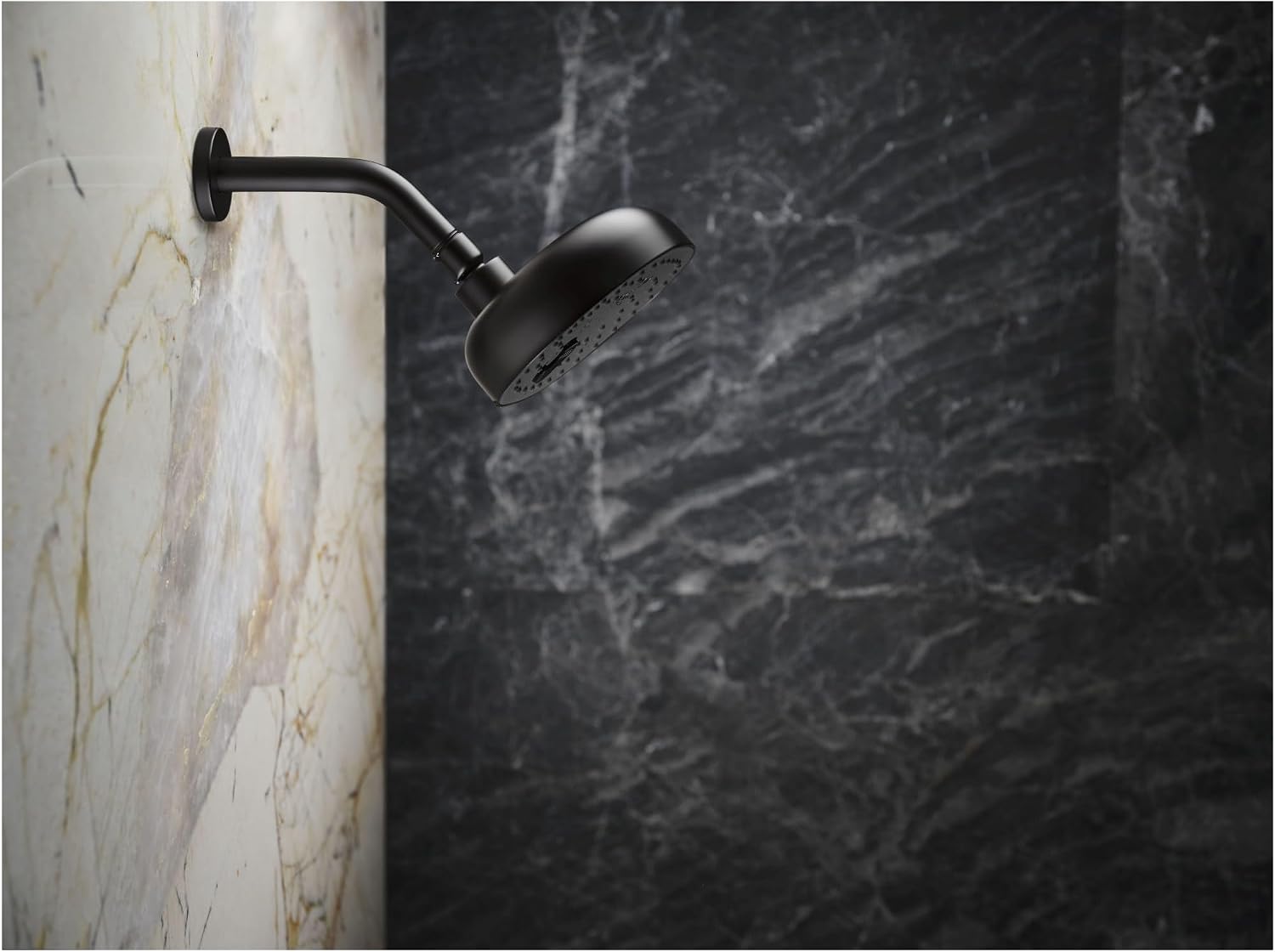 Kohler K-26318-BV Statement Shower Arm and Flange, Vibrant Brushed Bronze