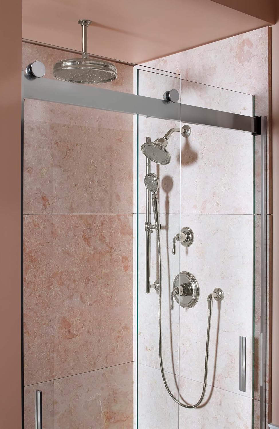 Kohler 7394-BL Shower Arm And Flange, Matte Black