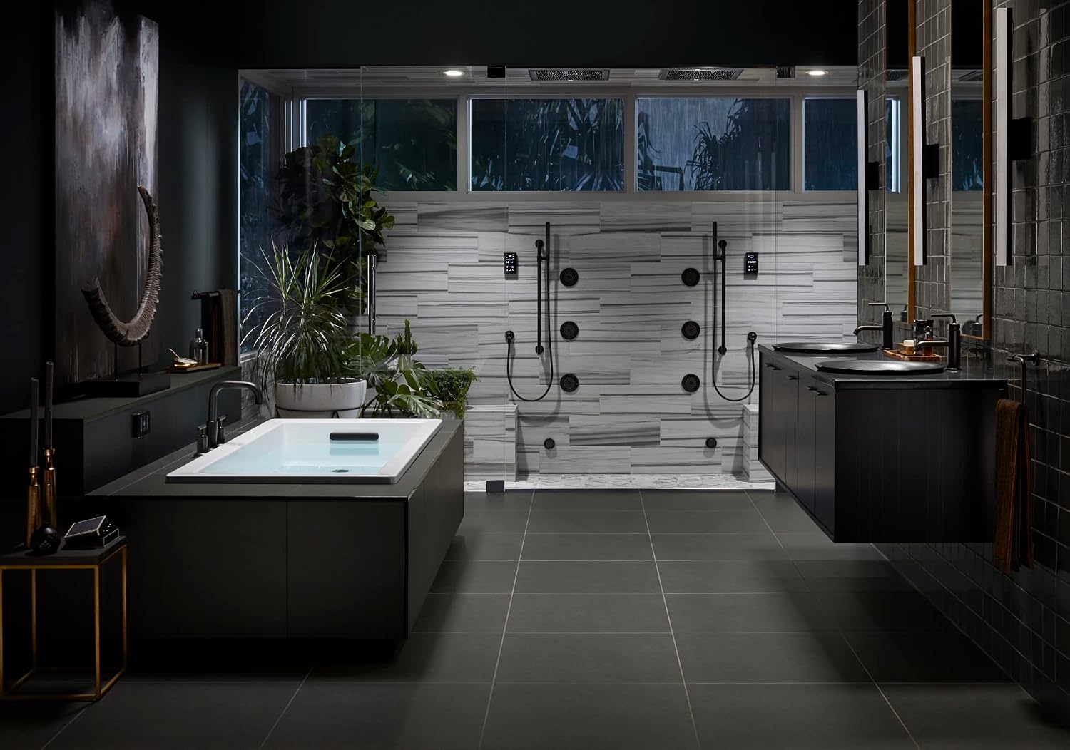 KOHLER 8524-BL 30' Slidebar in Matte Black